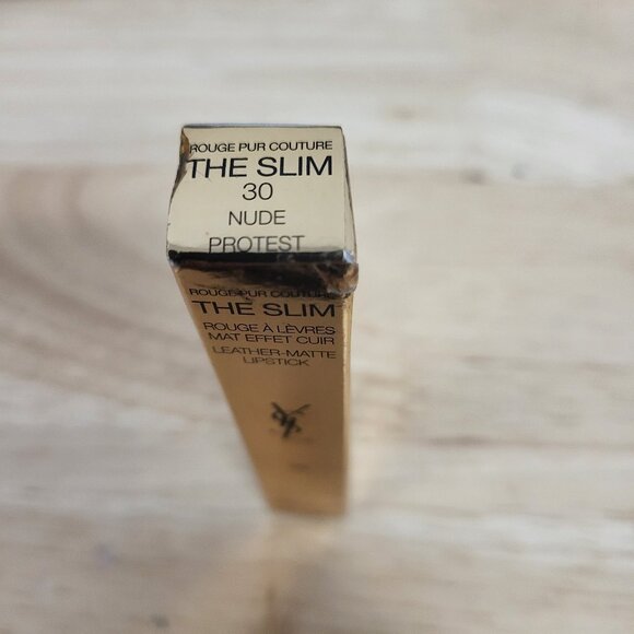 Yves Saint Laurent The Slim Leather Matte Lipstick, #30 NUDE, NIB 2.2g - Picture 2 of 4